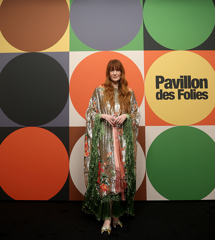 Florence Welch attends Valentino Spring 2025 show at Paris Fashion Week