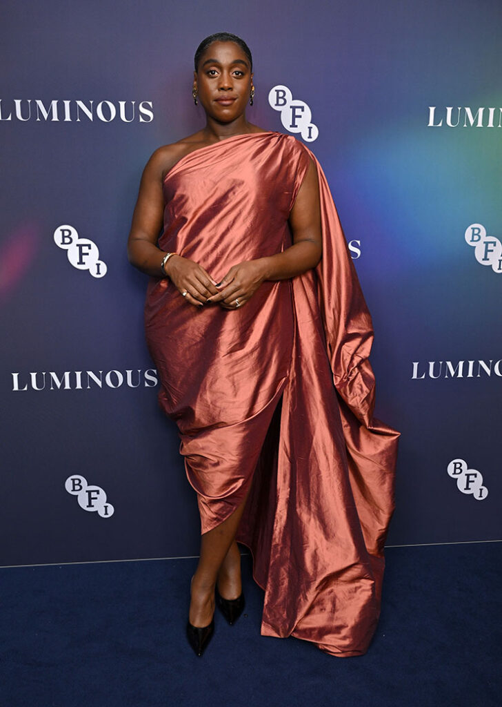 Lashana Lynch at the 2024 BFI London Film Festival Luminous Gala