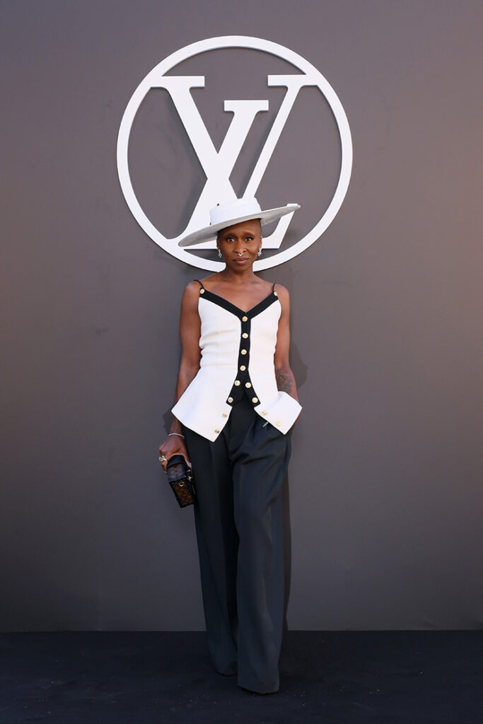 Cynthia Erivo attends the Louis Vuitton Paris Womenswear Spring-Summer 2025 show