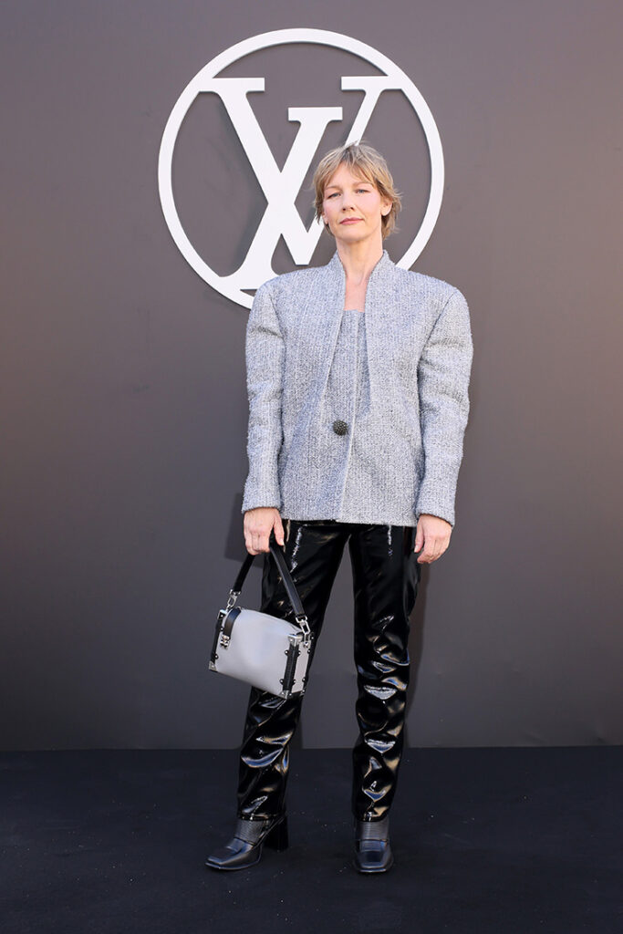 Sandra Huller attends the Louis Vuitton Paris Womenswear Spring-Summer 2025 show a