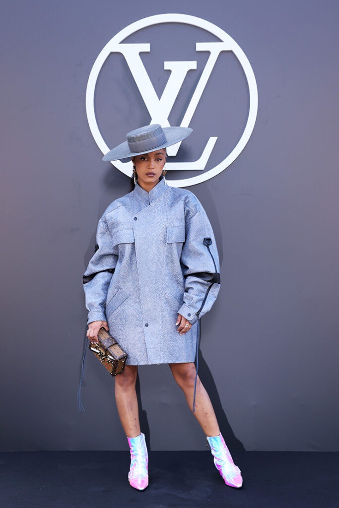 Jasmine Jobson attends the Louis Vuitton Paris Womenswear Spring-Summer 2025 show 