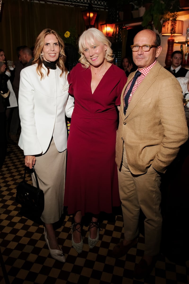 Honor Brodie, creative director at Tory Burch, Jenny Cossons, chief partnerships officer at Lyst and John Brodie, head of marketing and editor-in-chief at Todd Snyder.