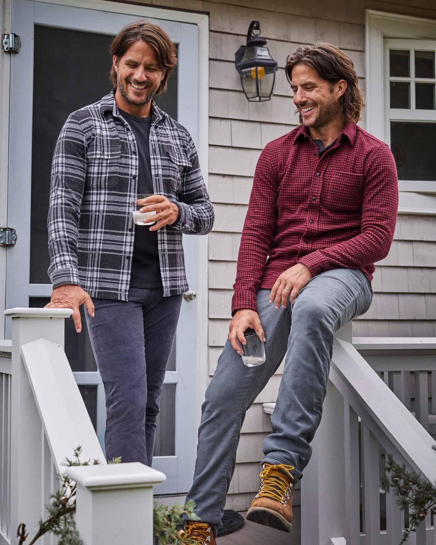 two men enjoying their conversation