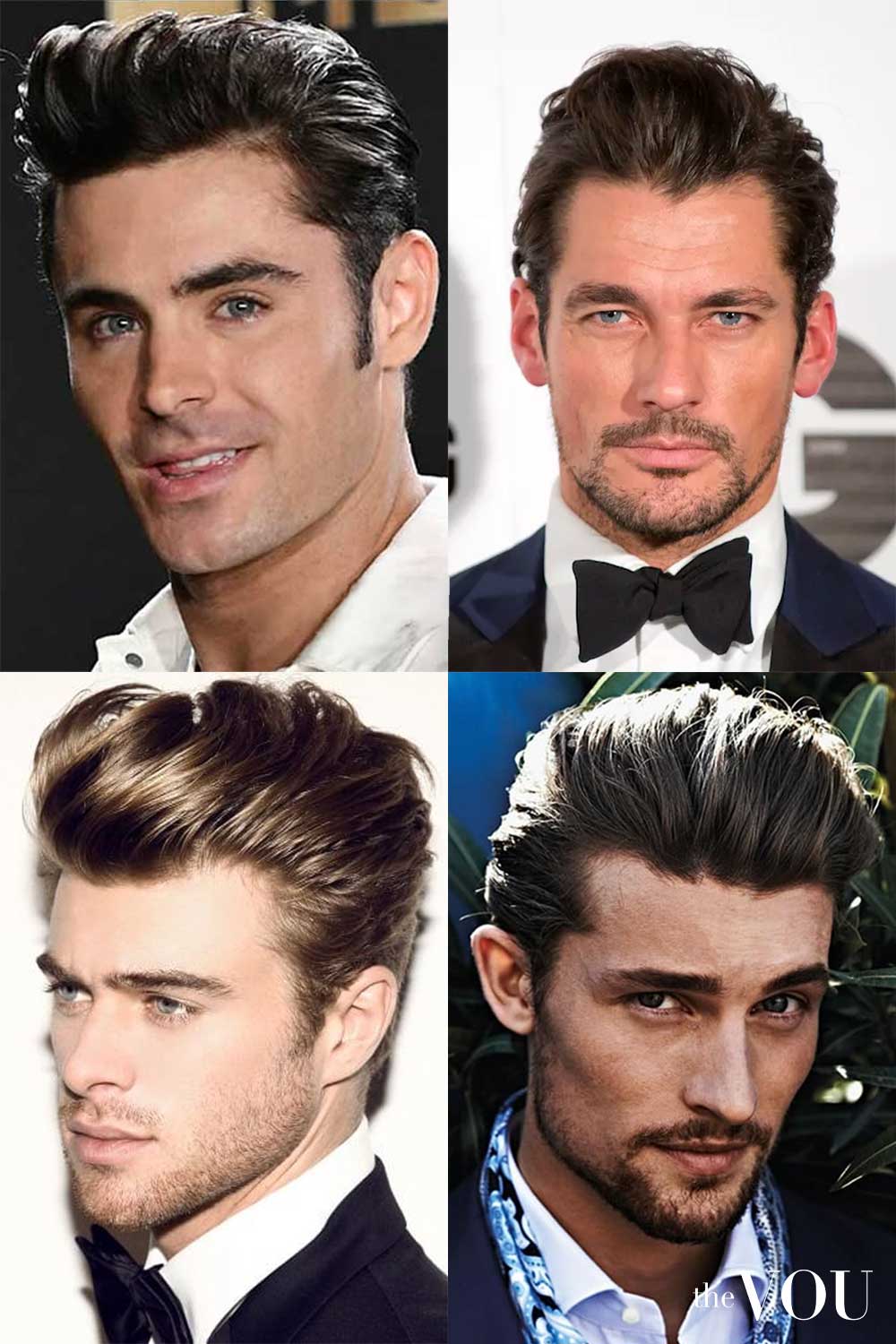 Manly Pompadour hairstyle