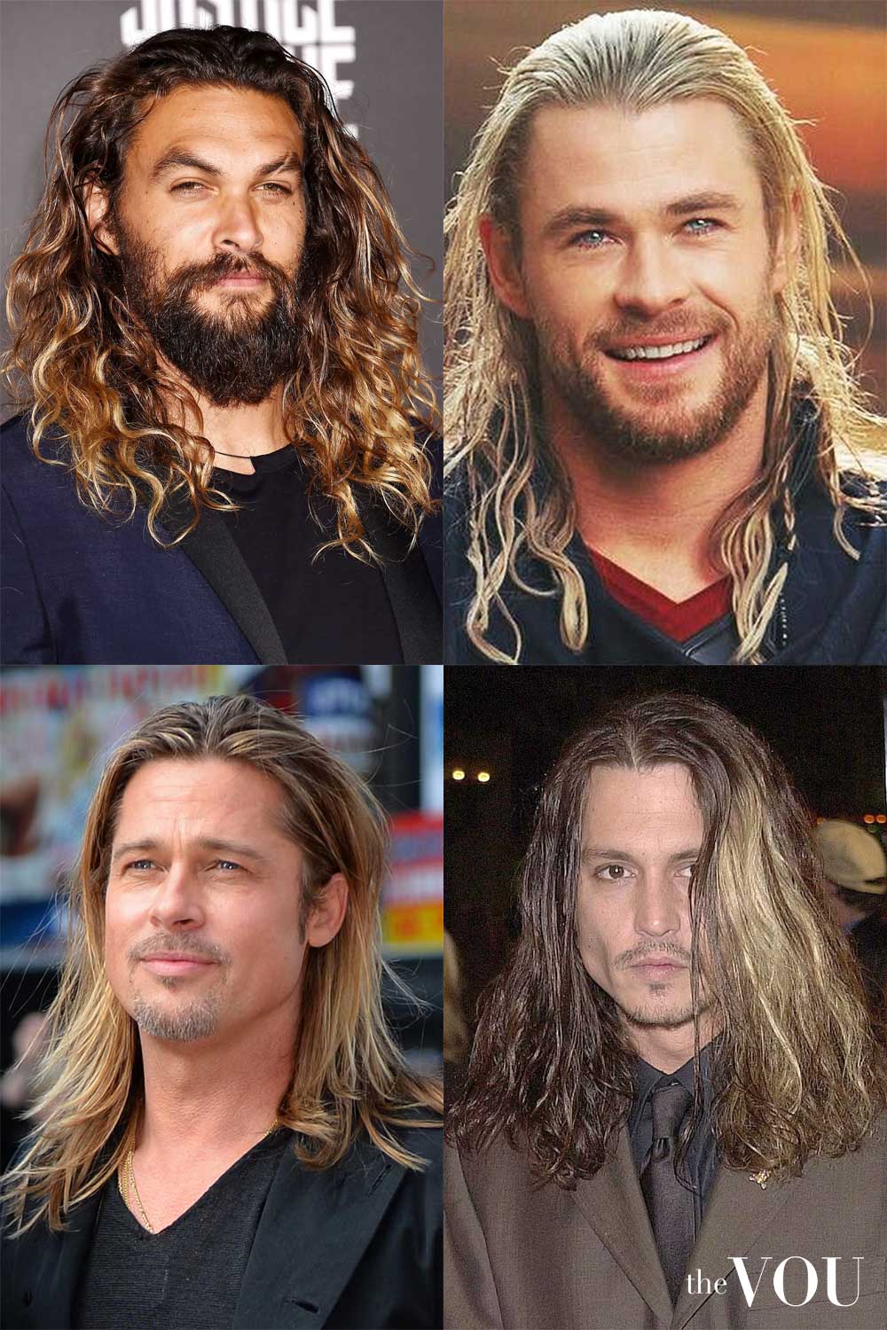 Manly Flowing Long Layers Hairstyle