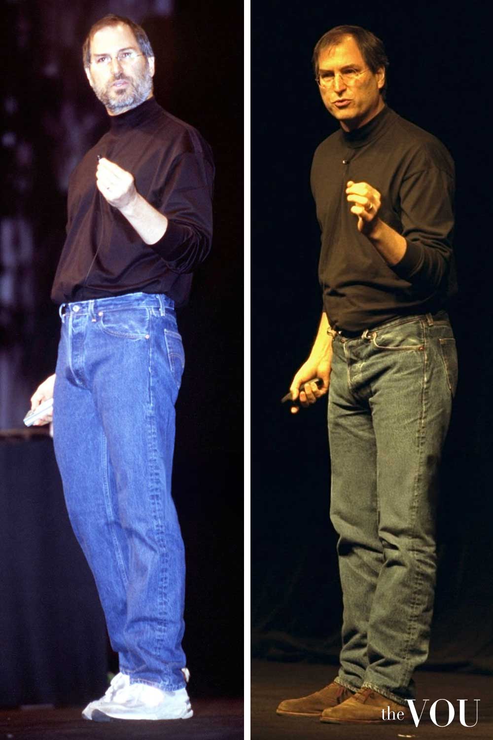 Steve Jobs 90s Style Turtleneck and Jeans