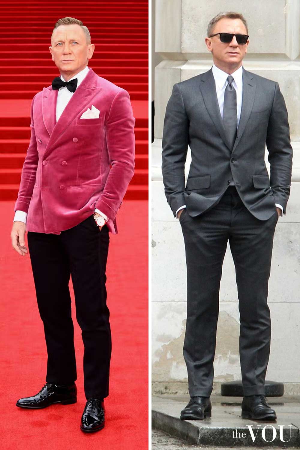 Daniel Craig Trapezoid Body Shape Formal Style