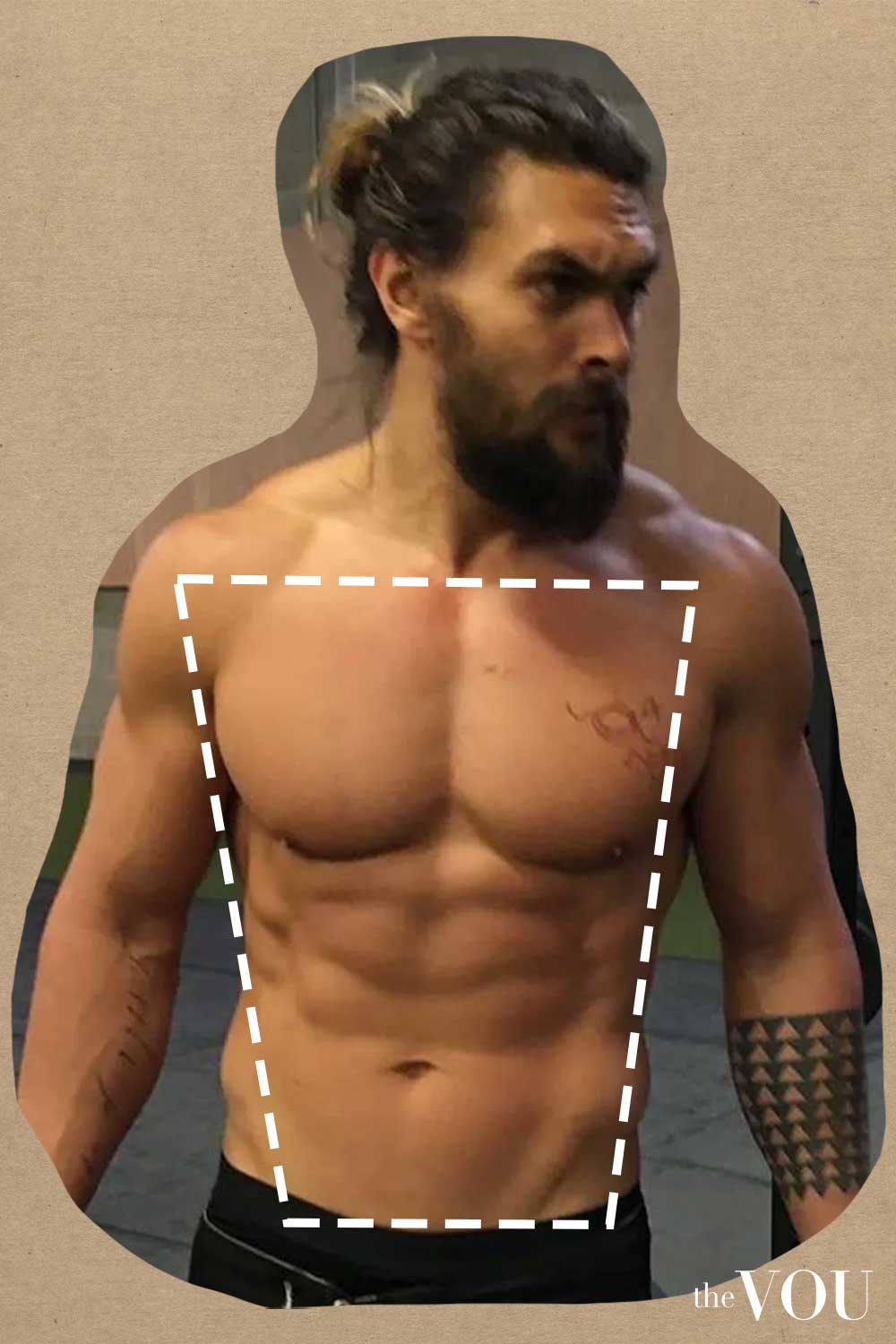 Jason Momoa Trapezoid Body Shape