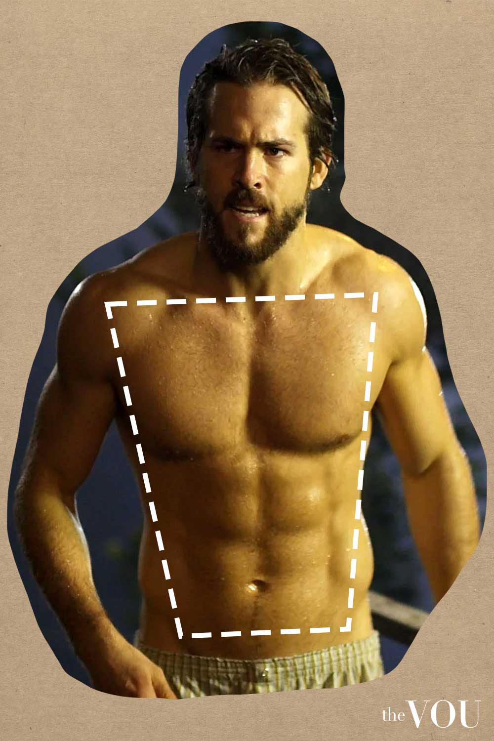 Ryan Reynolds Trapezoid Body Shape