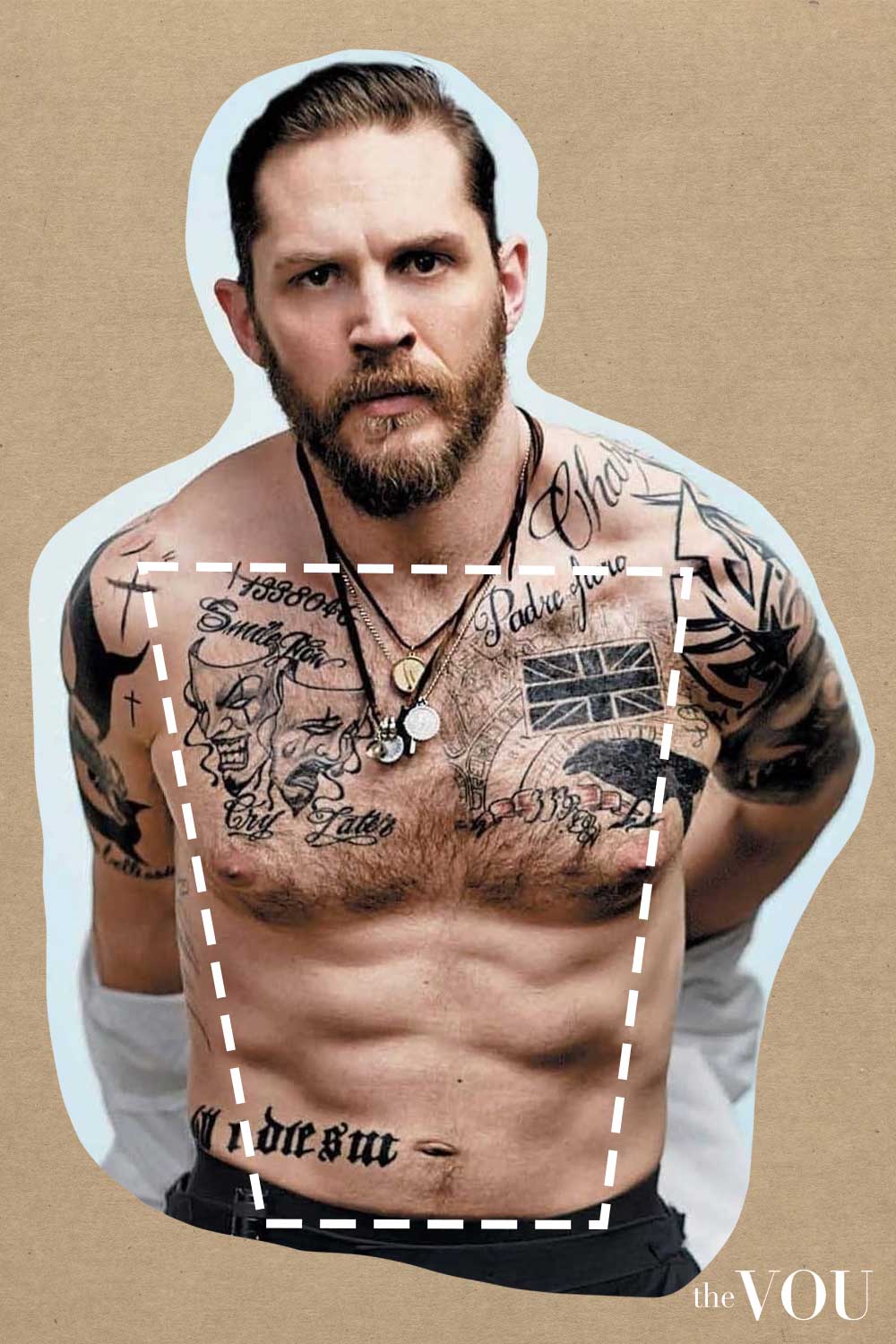 Tom Hardy Trapezoid Body Shape