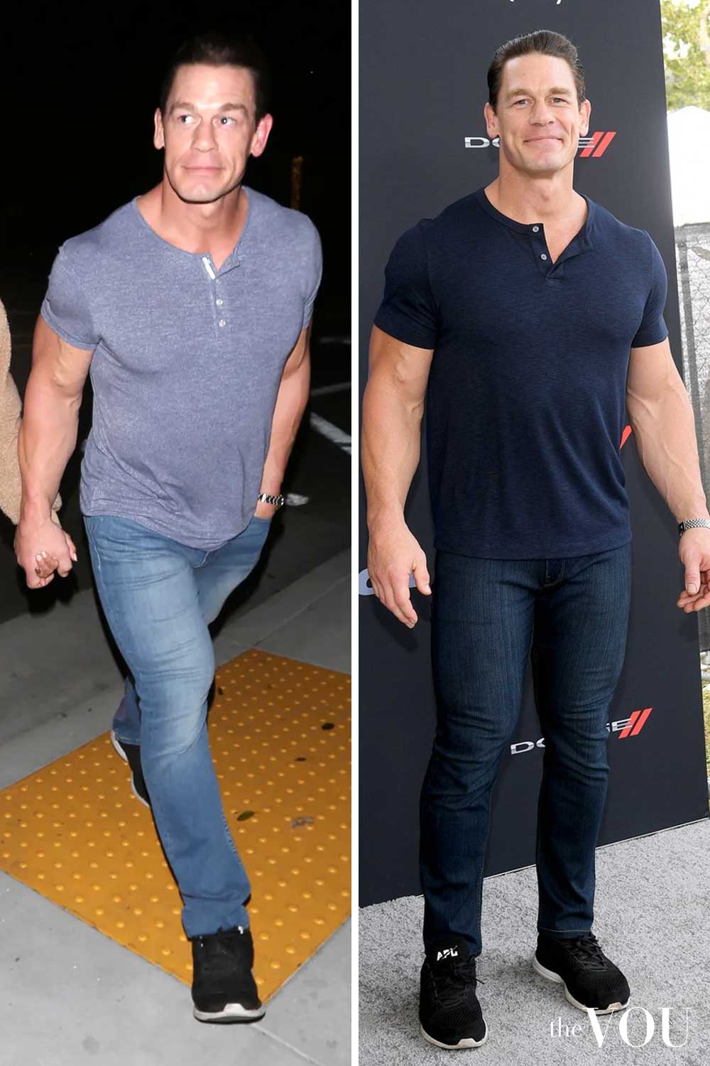 John Cena Trapezoid Body Shape Casual Style