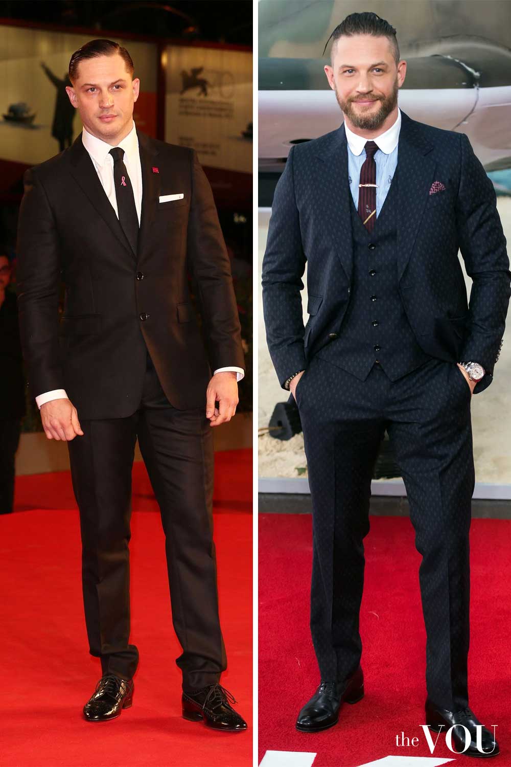 Tom Hardy Trapezoid Body Shape Formal Style