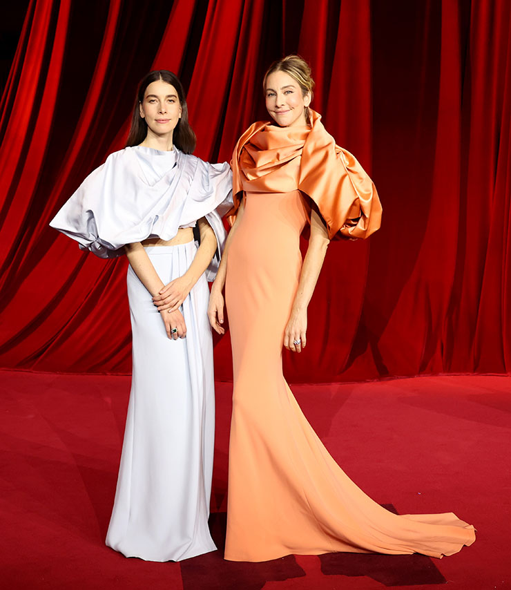 Danielle Haim and Este Haim attend The Fourth Annual Academy Museum Gala