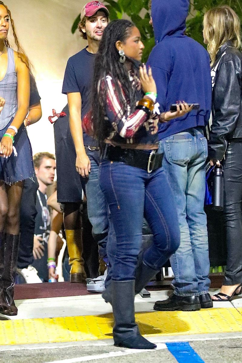 Sasha Obama at the SWEAT concert