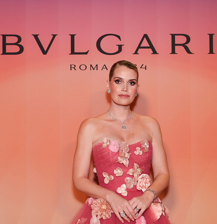 Lady Kitty Spencer attends the Bvlgari High Jewellery Gala 