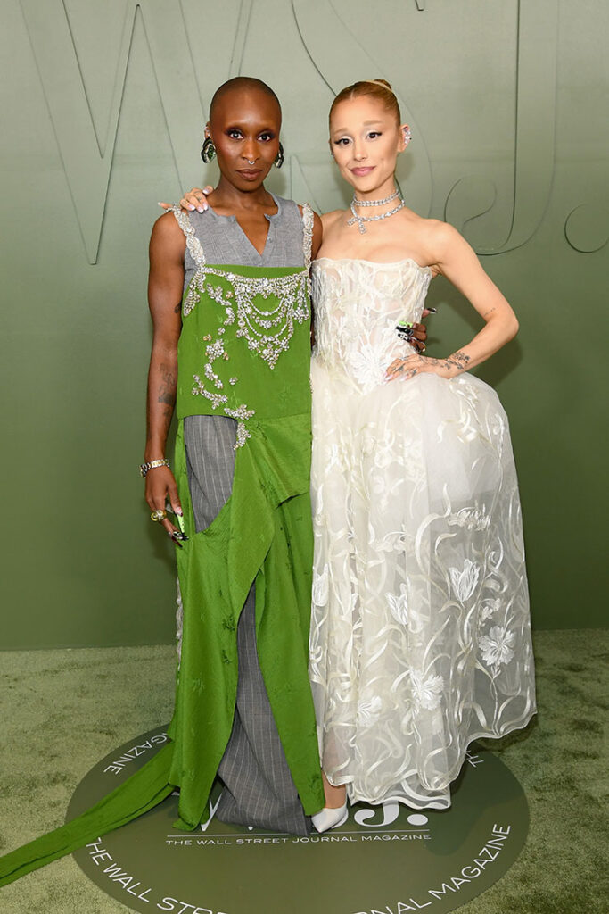 Cynthia Erivo and Ariana Grande attend the WSJ. Magazine 2024 Innovator Awards 