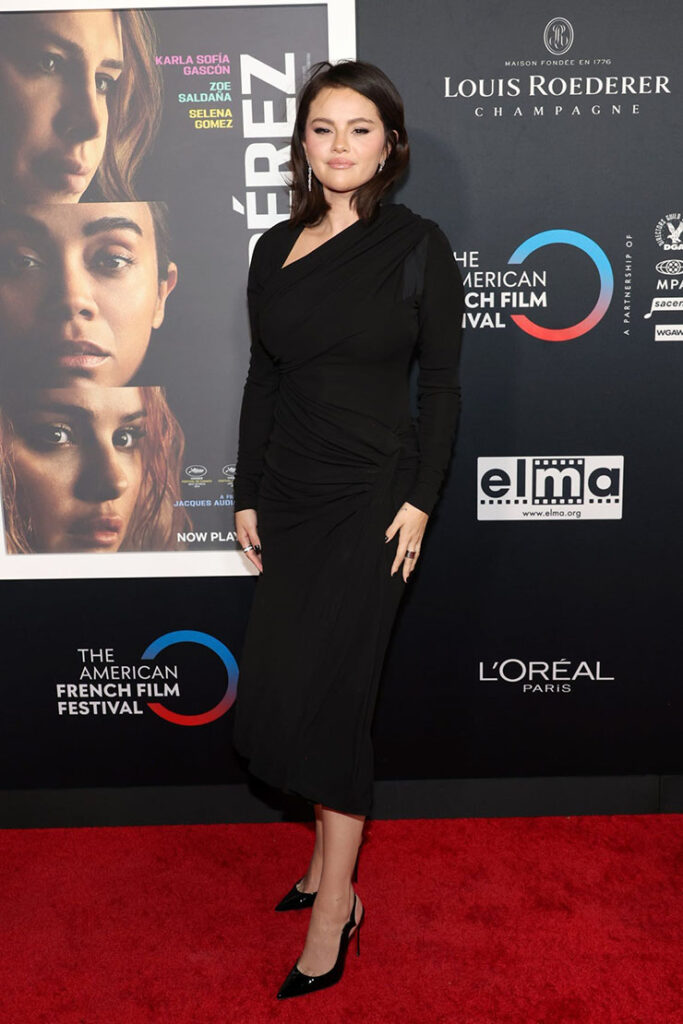 Selena Gomez attends The French American Film Festival Opening Night Premiere of Netflix's "Emilia Perez" 