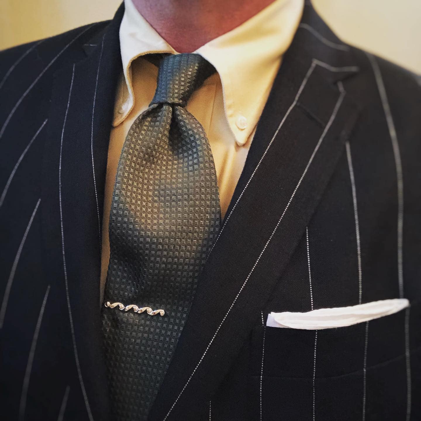 man wearing a vintage suit