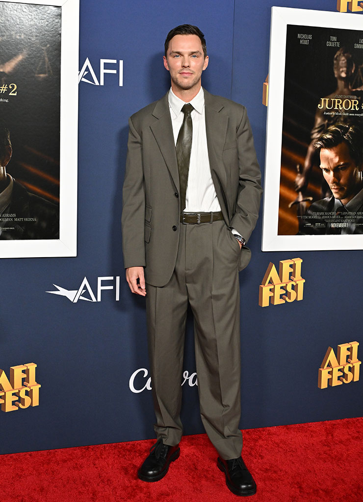 Nicholas Hoult attends the 2024 AFI Fest - Closing Night Gala Premiere of "Juror #2" 