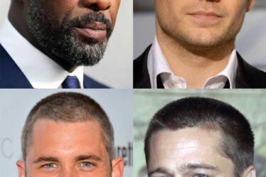 Manly buzz cut hairstyle men