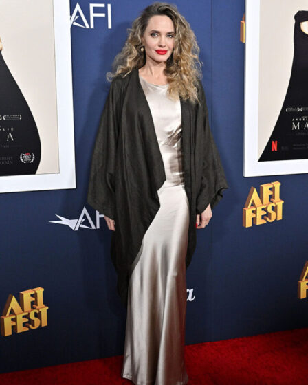 Angelina Jolie Wore Atelier Jolie To The 'Maria' AFI Fest Premiere