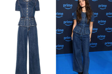 Asha Banks' Self-Portrait Denim Trouser Set