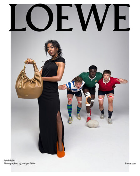 Ayo Edebiri stars in the Loewe Resort 2025 ad campaign