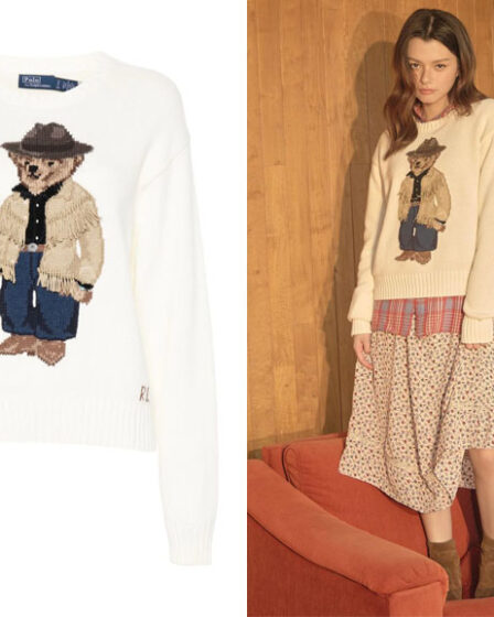 Becky Armstrong's Polo Ralph Lauren Polo Bear Cotton Sweater