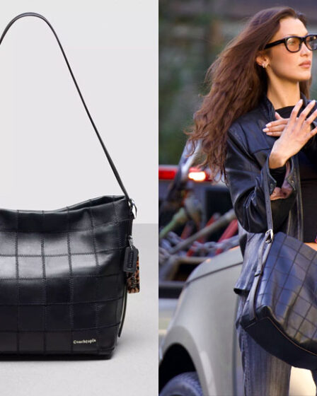 Bella Hadid's Coach Coachtopia Alter/Ego Checkerboard Hobo