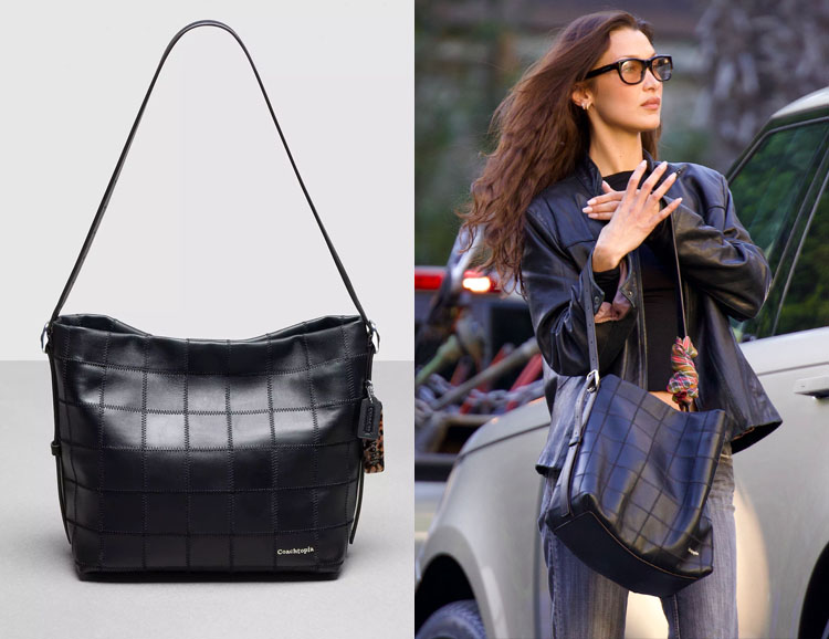 Bella Hadid's Coach Coachtopia Alter/Ego Checkerboard Hobo