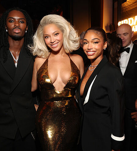 Alton Mason, Beyoncé,  Lori Harvey and Jay-Zattend the SirDavis American Whisky Launch Party