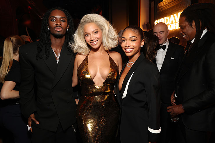 Alton Mason, Beyoncé,  Lori Harvey and Jay-Zattend the SirDavis American Whisky Launch Party