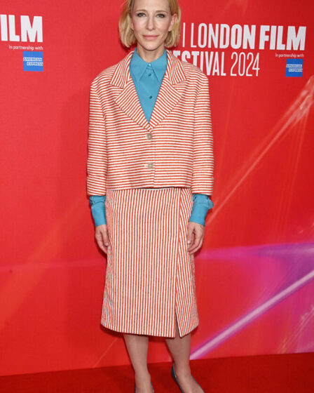 Cate Blanchett Wore Rochas To The 'Rumours' London Film Festival Screening