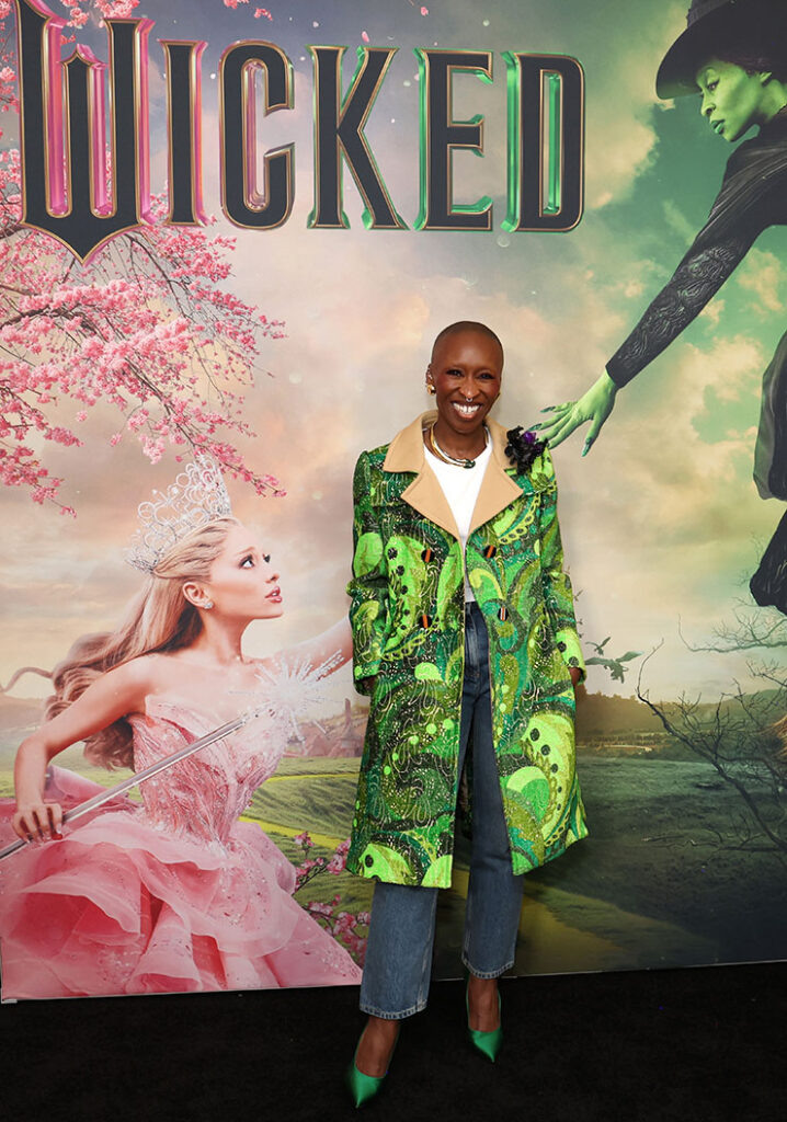 Cynthia Erivo recycles Louis Vuitton for a ‘Wicked’ evening in NY