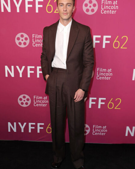 Drew Starkey attends the "Queer" premiere during the 62nd annual New York Film Festival