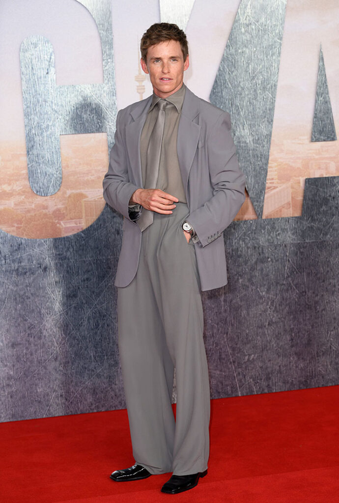 Eddie Redmayne Wore Saint Laurent To 'The Day Of The Jackal’ London Premiere