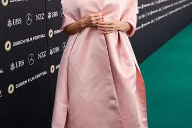 Pamela Anderson attends the "The Last Showgirl" green carpet during the 20th Zurich Film Festival