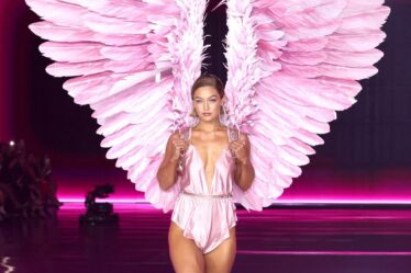 Gigi Hadid walks the runway for the Victoria's Secret Fashion Show 2024