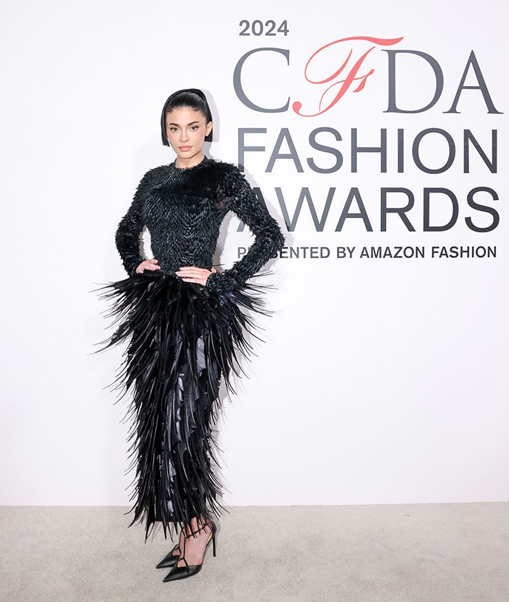 Kylie Jenner Wore Jean Paul Gaultier Haute Couture To The 2024 CFDA Fashion Awards