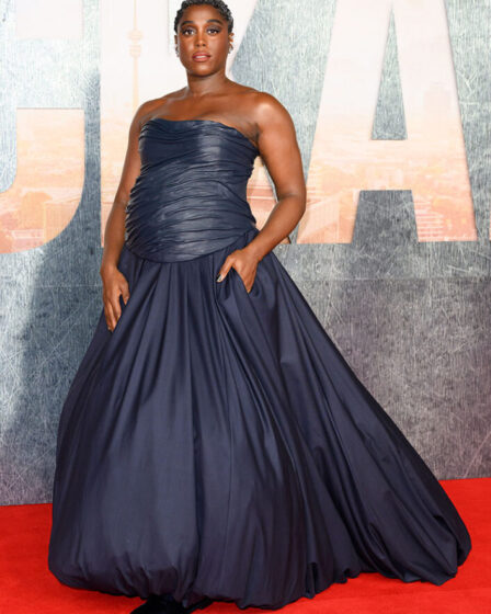 Lashana Lynch Wore Lurline To 'The Day Of The Jackal' London Premiere