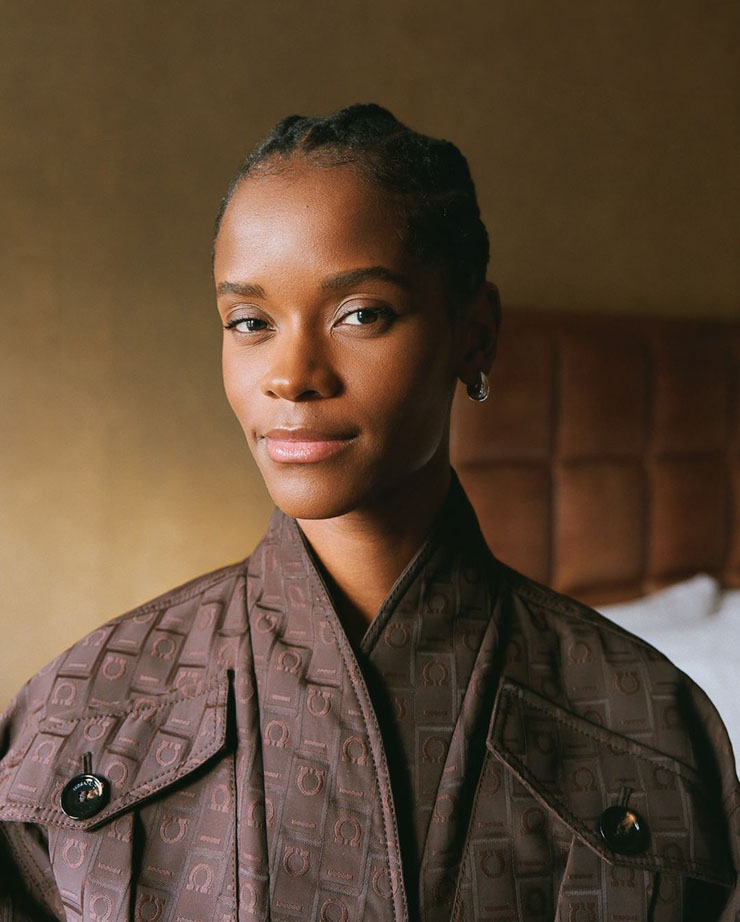 Letitia Wright Wore Ferragamo To The 'Sound Of Hope: The Story of Possum Trot' London Screening