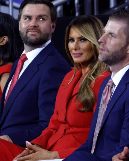 JD Vance Eric Trump Donald Trump Jr. Melania Trump