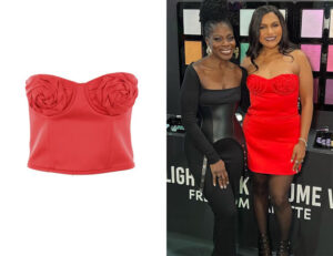 Mindy Kaling's Marc Jacobs Red Corset Top