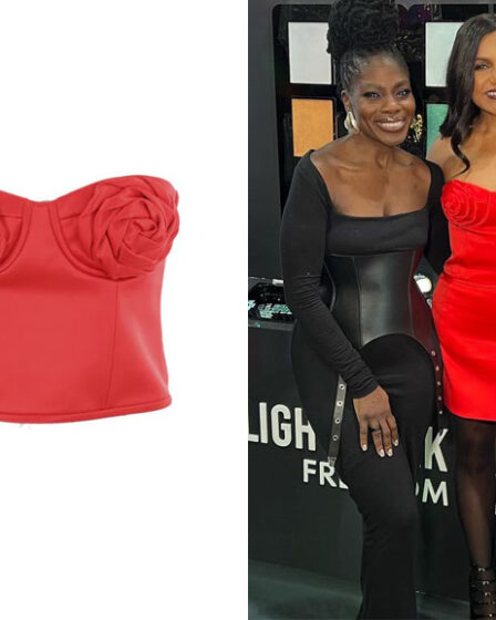 Mindy Kaling's Marc Jacobs Red Corset Top