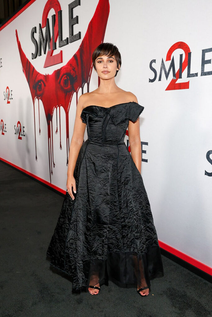 Naomi Scott Wore Jason Wu Collection To The 'Smile 2' LA Premiere