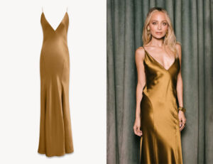 Nicole Richie's Saint Laurent Saint V-Neck Dress