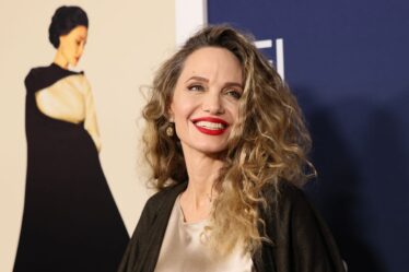 Angelina Jolie attends the 2024 AFI Fest premiere of "Maria" at TCL Chinese Theatre on October 26, 2024 in Hollywood, California.