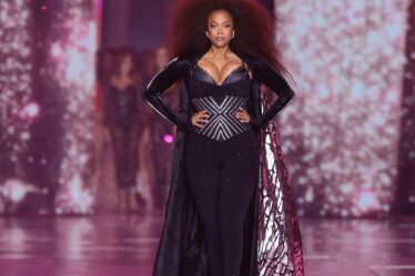 Tyra Banks walks the runway for the Victoria's Secret Fashion Show 2024