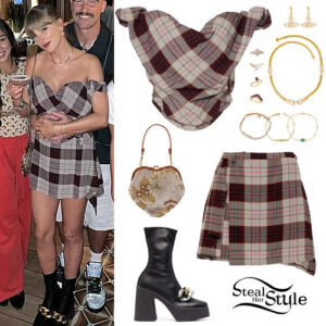 Taylor Swift: Checked Corset and Skirt