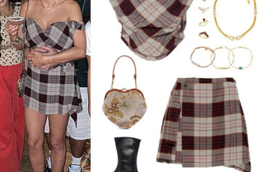 Taylor Swift: Checked Corset and Skirt